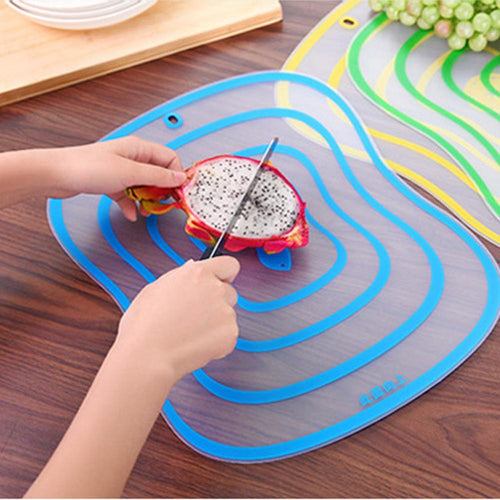 1pc Plastic Chopping Board Non-slip Frosted Kitchen