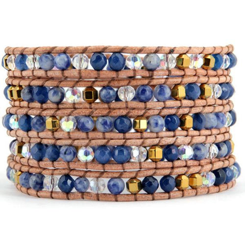 Blue Mountain Wrap Bracelet