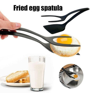 Non-Slip Egg Spatula Egg Tongs Pancake Bread Tongs