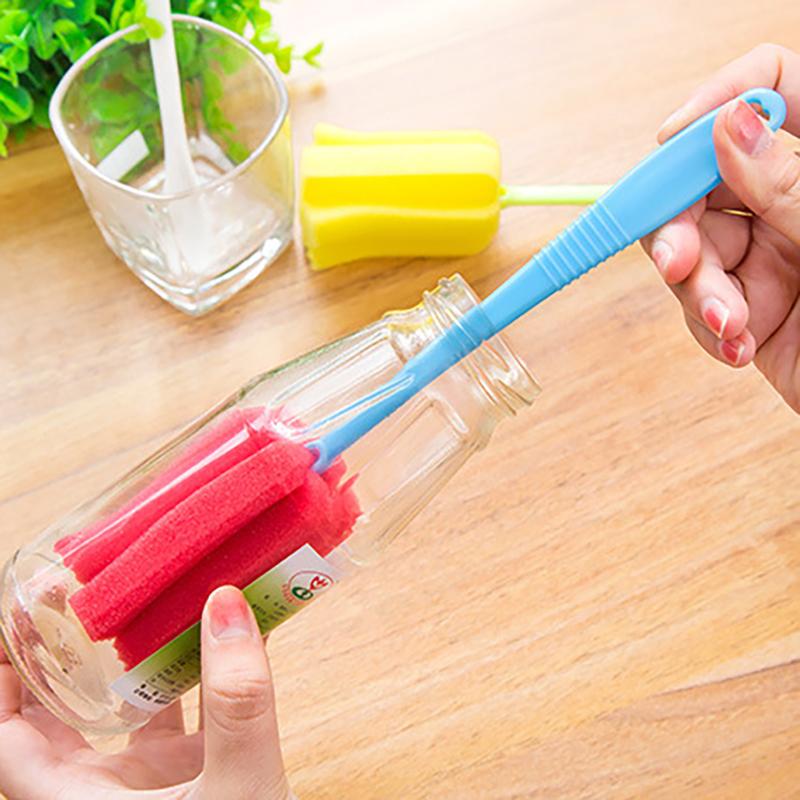 Long Handle Soft Sponge Cup Brush Bottle Brush