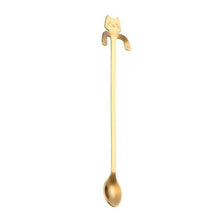 Load image into Gallery viewer, Cute Cat Spoon Long Handle Spoons