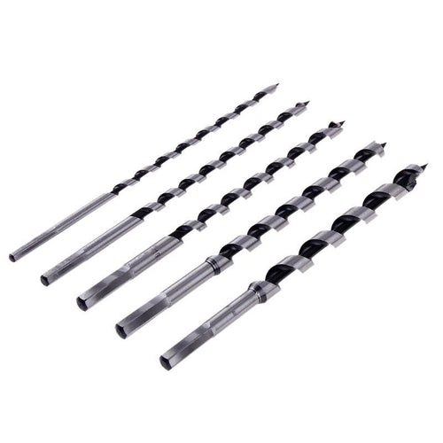 5PCS/Set 230mm Extra Long Brad Point Wood Drill Bit Set